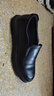 奥康（Aokang）官方春秋季流行商务休闲皮鞋男士舒适百搭一脚蹬鞋子男黑42码 实拍图