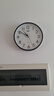 康巴丝（Compas）挂钟客厅 静音走时简约石英钟表挂墙时钟 c2855 黑色 26cm直径 实拍图
