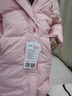 鸭鸭童装羽绒服2024冬季新款儿童宽松男女中大童中长款加厚外套 粉红色 140 实拍图