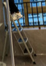 奥鹏 梯子家用四步折叠梯子加厚钢管铁梯宽踏板人字梯单侧工程梯 实拍图
