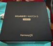 HUAWEI WATCH 5 46mm高端款航天级钛合金表壳木星棕素皮复合表带首创X-TAP智感窗eSIM通信华为智能手表 实拍图
