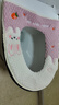Creative art马桶垫秋冬保暖加厚加绒垫圈可水洗马桶圈垫冬天坐便套拉链款通用 实拍图