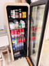 HCK哈士奇鲜鲜吧变频风冷冰吧全冷藏客厅小冰箱一级能效智感轻雾科技GC-156-WSK奶茶色 实拍图