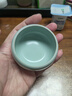 东道汝窑河南非遗 茶杯陶瓷功夫茶具主人杯汝瓷天青色福缘杯礼盒装 2025巳蛇款 实拍图