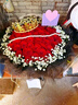 琐拉情人节鲜花速递玫瑰花束求婚生日礼物送女友全国同城花店配送 52朵红玫瑰花束—吾爱 实拍图