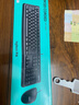 罗技（Logitech）MK120 键鼠套装 有线键鼠套装 办公键鼠套装 电脑键盘 USB即插即用 全尺寸 黑色 实拍图