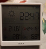 杜克温湿度计室内时钟wifi智联家用数显电子可贴可立TH3 香槟金 实拍图