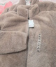 优衣库女装男装长绒摇粒绒拉链茄克/长袖外套夹克479611 30 浅米色 L 实拍图