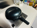 臻三环章丘铁锅手工炒锅炒锅无涂层炒菜锅不易粘锅老式熟铁锅宗师32cm 实拍图