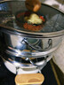 小熊（Bear）含钛陶瓷三层蒸锅 大容量汤锅家用蒸煮锅26cm燃气灶通用JG053-P03 实拍图
