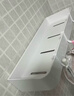 懒角落 卫生间置物架免打孔壁挂浴室置物架厕所收纳挂架带挂钩 30CM 实拍图