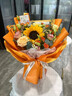 百花馆情人节鲜花向日葵真花束玫瑰花生日礼物送老师女友同城配送小时达 温柔笑颜|dy945 实拍图