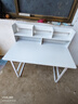 悦美妙电脑桌台式学生简易书桌书柜书架一体写字桌子家用办公学习桌 【店长主推-单桌款】暖白色100CM 实拍图