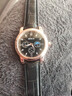 【网红爆款】商务腕表石英运动表休闲皮带男女手表 黑色 实拍图