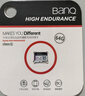banq 64GB TF（MicroSD）存储卡 A1 U3 V30 4K 行车记录仪&安防监控专用内存卡 高度耐用 读速100MB/s 实拍图