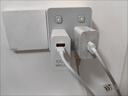 公牛（BULL）86型滑动可移动插座扩展器一转多/一转四插座/转换插头/插排 适用正/斜五孔 4位分控 GN-93023S 实拍图