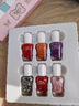 Miss Candy指甲油儿童玩具美甲礼盒水性快干免烤可撕拉礼物 甜梦小花SN255 实拍图