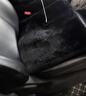 汽车冬季毛绒坐垫座椅车载座垫子座椅套四季通用兔毛羊毛座套 【神秘黑】加厚毛绒 前后三件套 实拍图