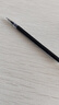 晨光（M&G）文具0.5mm碳素黑子弹头中性笔芯 孔庙学生考试签字笔替芯水笔芯拔盖 33109/Q7适用 60支/桶考试 实拍图