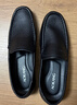 奥康品牌男鞋新品英伦豆豆鞋男真皮软底懒人一脚蹬休闲皮鞋透气 黑色单鞋 37 实拍图