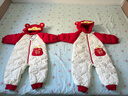 巴拉巴拉婴儿连体衣羽绒服宝宝男童女童2025新款冬装外出哈衣爬服造型拜年 实拍图