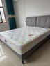 芝华仕（CHEERS）五星皮床主卧室大床双人床真皮床现代软包吐司床带床垫C265灰1.8m 实拍图