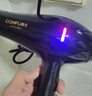康夫（CONFU）电吹风机家用大功率2200W冷热风专业发廊级理发店恒温吹风筒机KF-8953 【吹完不毛躁】亿级负离子护发 黑金 实拍图