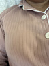 棉基因100%纯棉女士睡衣女春秋季长袖翻领开衫舒适可外穿家居服套装 实拍图