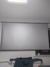 得力100英寸16:9支架挂壁两用光子幕布 轻享8K超清免打孔家用投影幕布 适配极米坚果当贝投影仪MS353 实拍图