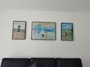 墨派（Mopai）客厅装饰画手绘油画沙发背景墙挂画抽象肌理感高级感三联壁画 莫奈系列 小套(左右40x60+中80x60)手绘 实拍图