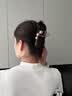 两世欢少发量抓夹女高级感2025新款发夹发卡后脑勺夹子头饰鲨鱼夹盘发夹 咖色珠抓夹【亏本趁店长未发现】 实拍图