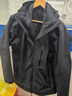 京东京造【黑武士战甲三合一冲锋衣】男女软壳内胆外套新衣送礼 黑色 L 实拍图