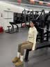 VICTORIATOURIST瑜伽服套装女春夏健身服跑步运动套装普拉提带胸垫撞色训练服L 实拍图