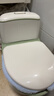 babycare马桶坐便器蹲便器儿童马桶仿真马桶坐便圈2-6岁宝宝便盆温特绿 实拍图