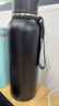 保温杯男士款大容量茶水分离泡茶水壶316不锈钢底学生便携水杯子 曜石黑1000ML 实拍图