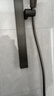 汉斯格雅飞雨简易淋浴花洒全套装增压加压多功能明装沐浴浴室枪灰色无顶喷 HS05枪灰色-升降款【冷热调节】 实拍图