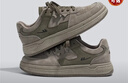 回力（Warrior）官方男鞋夏季新款百搭潮流板鞋子男士时尚休闲运动鞋男 灰/军绿43 实拍图