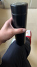 宅轻松 智能温显保温杯304不锈钢办公男女大容量商务茶水分离水杯黑色 实拍图