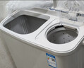 美的（Midea）双桶半自动洗衣机8kg 双缸大容量家用品质双电机 净洗科技同洗同脱二级能效以旧换新 8公斤 双缸 实拍图