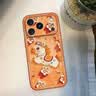 京川旭【新年油画小马】适用苹果17promax手机壳新款iphone17pro全包卡通防摔ip17高级感女挂绳保护套 苹果17Pro Max 天使眼-棕色-油画小马 实拍图