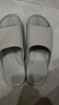 京东京造【抗菌皮纹拖】eva软弹拖鞋居家室内防臭浴室凉拖 灰褐色 42-43 实拍图