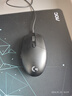 罗技（G）G102第二代游戏鼠标 RGB流光灯效鼠标 轻量化  游戏级8000DPI传感器 黑色 200-8000DPI 实拍图