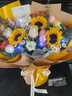 馨仪鲜花速递玫瑰向日葵康乃馨花束生日礼物全国同城配送 向日葵玫瑰混搭花束 实拍图