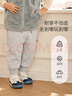 戴维贝拉（DAVE＆BELLA）童装秋冬女童裤子男童加绒裤儿童棉裤冬季运动裤宝宝保暖长裤冬裤 灰色DB4237140-N 100 cm（建议身高90-100cm） 实拍图