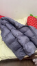优衣库女装羽绒茄克/柔软面料外套夹克479212 71 浅蓝紫色 2XL 实拍图