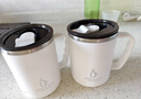 彩致（CAIZHI）304不锈钢马克杯带盖办公室大容量咖啡杯男女学生水杯白色 CZ6649 实拍图