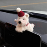 范爷家西高地汽车屏幕摆件潦草小狗车载怀挡中控台屏装饰后视镜车内饰品 实拍图