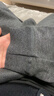 恒源祥加长含羊毛护膝保暖裤男加绒加厚男士德绒打底毛线裤单件冬季保暖 【护膝款】黑灰   XL /175 实拍图