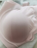 ubras虞书欣同款钻石纱夹心软支撑花瓣杯文胸内衣女胸罩 背勾-奶酪黄XL 实拍图