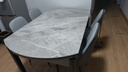 丰舍 餐桌 可变圆桌伸缩折叠实木岩板餐桌椅组合现代轻奢餐桌餐厅饭桌 12MM电磁炉款餐桌-101皮椅款 【1.5米】 一桌10椅 实拍图